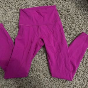 Pink Lululemon Leggings